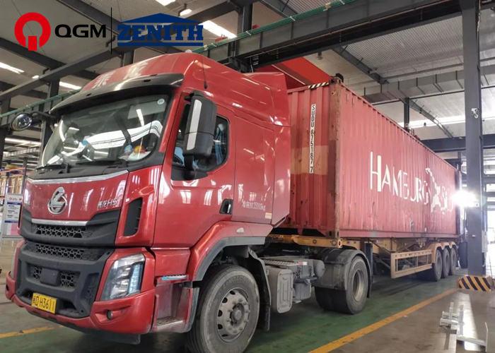 项目发货| 3年2度合作，K8凯发股份QT10全自动生态砌块成型加高机生产线发货孟加拉，助力河道治理项目建设