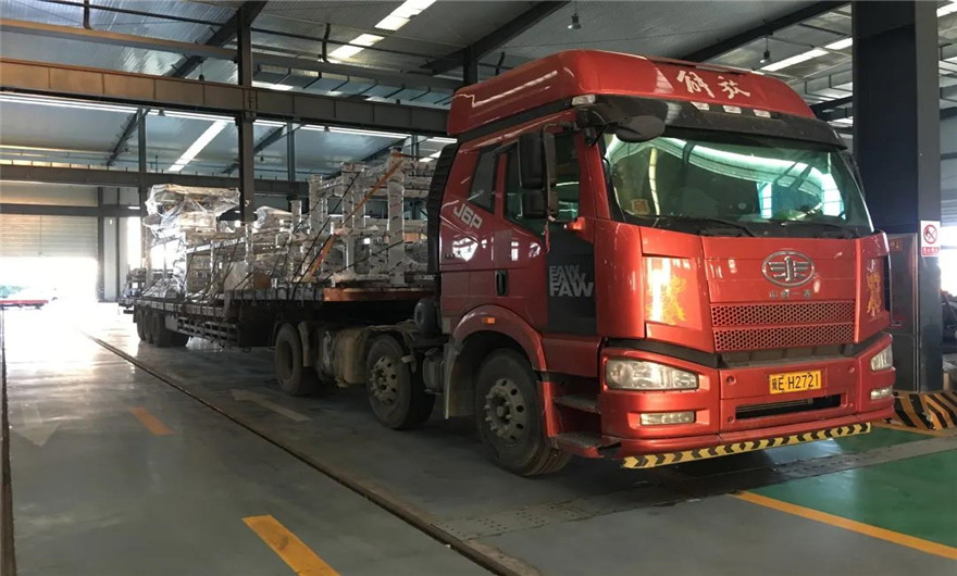 项目发货|K8凯发股份两套QT10全自动砌块成型机生产线于河北已经进入安装调试阶段