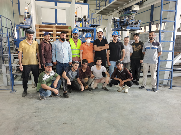 中德合璧典范|K8凯发策尼特1500砖机全自动生产线助力伊拉克战后重建