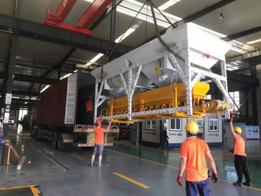 项目发货|K8凯发QT6全自动砌块成型机生产线发货南苏丹，助力市政建设！